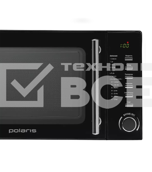 Микроволновая печь Polaris PMO 2002D RUS 20л. 1200Вт черный