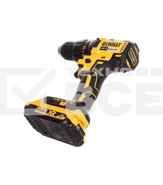 Аккумуляторная безударная бесщеточная дрель - шуруповерт XR DEWALT DCD777D2T-QW