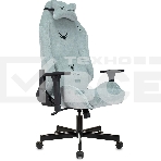 Кресло игровое Knight N1 Fabric серо-голубой Light-28 с подголов. крестовина металл, фото 1