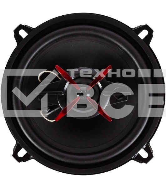 Колонки автомобильные Kicx ST 132 80Вт 89дБ 4Ом 13см (5дюйм) (ком.:2кол.) коаксиальные трехполосные