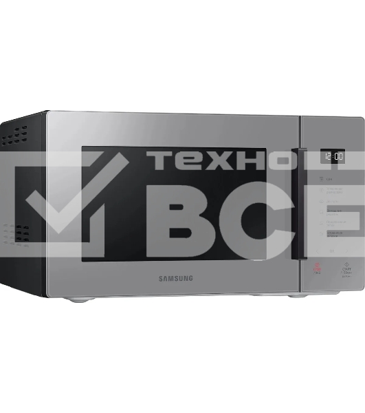 Микроволновая печь Samsung MS23T5018AG/BW серый, 23 л, 800 Вт, переключатели - сенсор