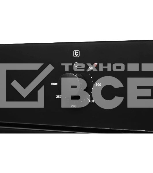 Духовой шкаф Электрический Hyundai HEO 6631 BG черное стекло