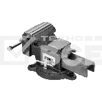 Тиски слесарные Denzel BVH-125, 125 мм, поворотные, стальная направляющая, с наковальней, фото8