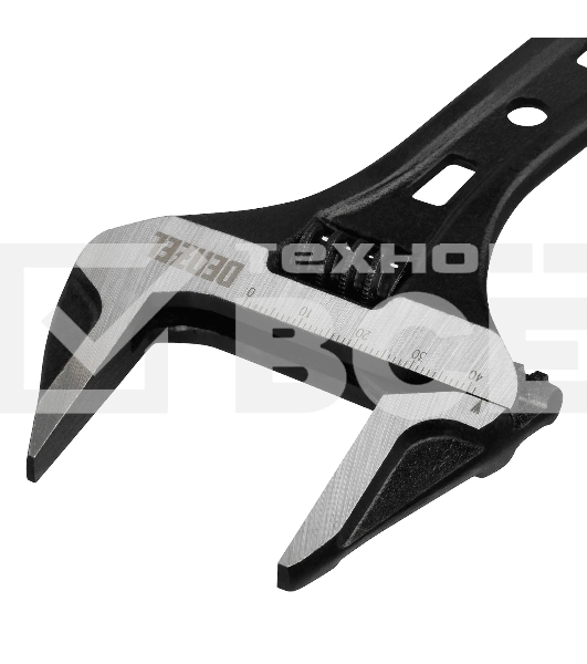 Ключ разводной Denzel 250 мм, CrV, кованый