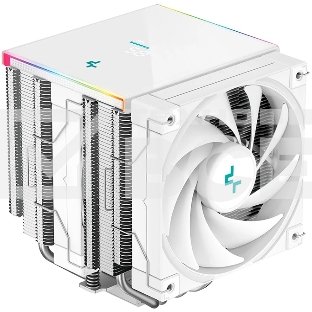 Кулер для процессора DEEPCOOL AK620 DIGITAL SE WH LGA20XX/1700/1200/115X/AM5/AM4 (9шт/кор, TDP 260W, PWM, DUAL Fan 120мм, 6 тепл. трубок, ARGb, белый) RET (R-AK620-WHADMN-GJD)