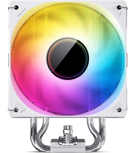 Кулер для процессора JONSBO CR-1000 V2 PRO ARGB (230W, 4-pin PWM, 157мм, Al/Cu, 6x6мм, ARGB, 1x120мм, 59.48CFM, 32.0dBA, 1500RPM, S: 1700/1200/115X, AM4/AM5 белый)