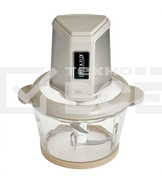 Измельчитель DELTA LUX DE-7405, бежевый
