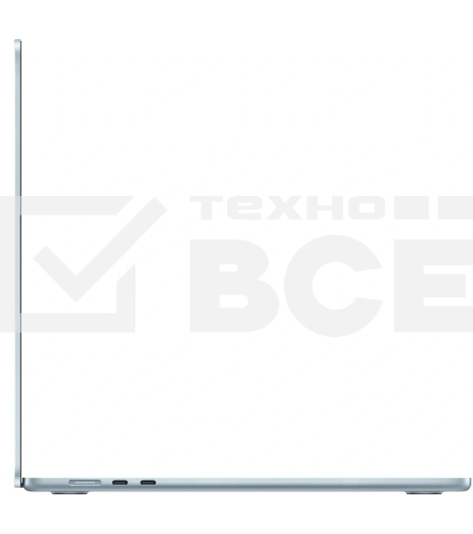 Ноутбук Apple MacBook Air 15-inch 2025 [MC7C4ZA/A] (КЛАВ.РУС.ГРАВ.) Sky Blue 15.3