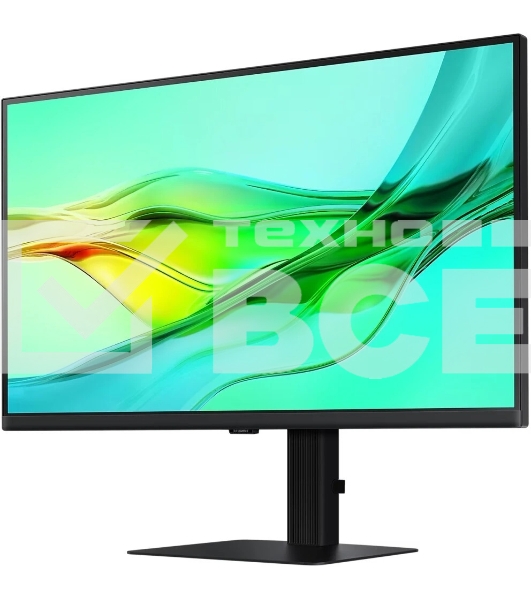 Монитор 27' Samsung ViewFinity S6 S60UD LS27D604UAIXCI IPS 2560x1440, 100 Гц, 5 мс, 16:9, 350 кд/м², 1xHDMI, 1xDP, 1xUSB-C, 3xUSB, 1x3.5 мм, черный