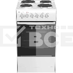 Плита электрическая Darina S EM 341 404 W белый/черный, конфорок 4 шт, духовка 50 л, 50 см x 85 см x 56 см, фото 1