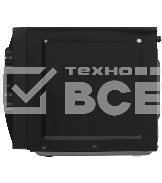 Микроволновая печь BRAYER BR2500 черный, 20 л, 700 Вт, переключатели - поворотный механизм