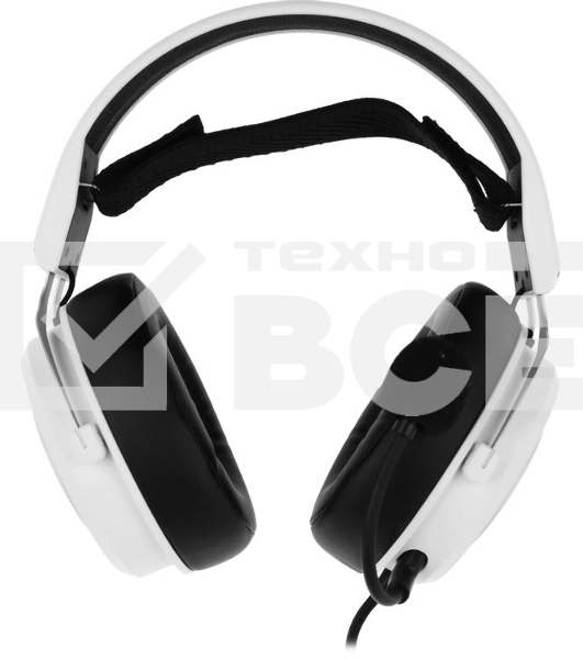 Гарнитура проводная с микрофоном A4Tech Bloody G535 белый/черный 2м мониторные USB оголовье (G535 (BLACK+WHITE) USB)