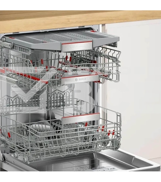 Встраиваемая посудомоечная машина Bosch SMD8TCX04E, нержавеющая сталь, 59.8 см, 14 компл., 42 дБ, класс A