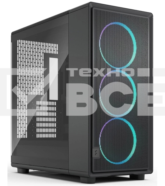Корпус Fractal Design Epoch XL Black TG RGB Light Tint, Full-Tower, чёрный, 3 x 140 мм
