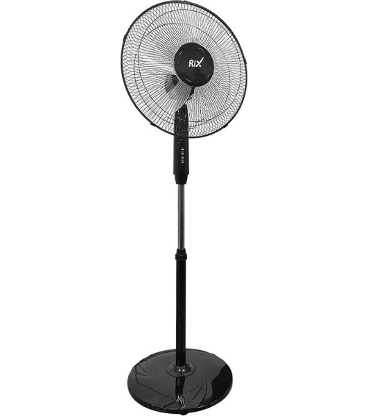 Вентилятор Rix RSF-4500R чёрный, напольный, 45 Вт, 3 скорости, 36 см