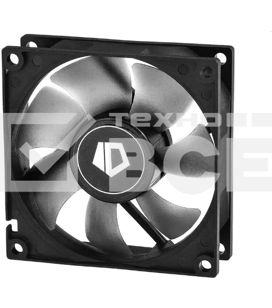 Вентилятор для корпуса ID-Cooling NO-8025-SD черный, 80 мм, 2000 об/мин, 21 дБ, 3 pin