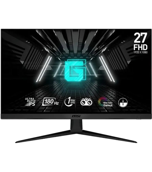 Монитор 27' MSI G2712F IPS 1920x1080, 180 Гц, 1 мс, 16:9, 300 кд/м2, 2xHDMI, 1xDP, черный