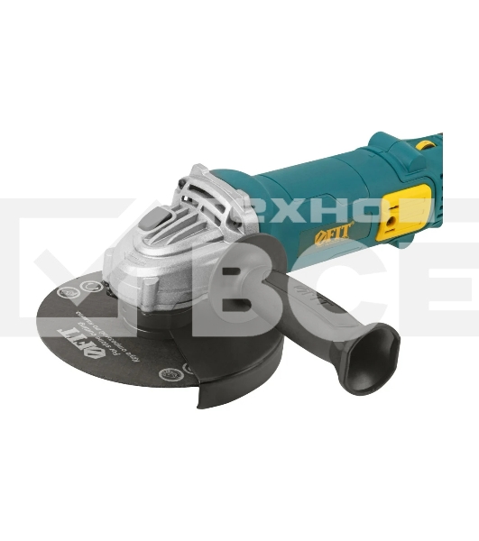 Углошлифовальная машина FIT AG-150/1400, 1400 Вт, 0-10000 об/мин, КлК 150 мм, 2,5 кг, армир.ротор, б/с щеток, коробка