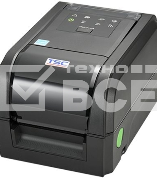 Принтер этикеток TSC TX210 (TX210-A001-1202) термотрансферная печать и прямая термопечать, 203 dpi, 203 мм/сек, USB, RS-232, Ethernet, USB Host, чёрный