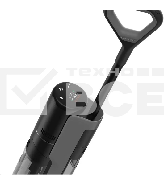 Пылесос вертикальный моющий Dreame Wet and Dry Vacuum H12S чёрный, питание от аккумулятора, 300 Вт, уборка влажная/сухая, пылесборник 0.7 л, работа от АКБ max 35 мин