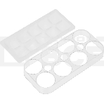 Холодильник Hyundai CC35083F черное стекло двухкамерный 240/95л морозилка снизу, No Frost, фото6