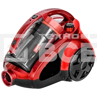 Пылесос JVC JH-VC426 красный, 400/2200 Вт, уборка сухая, пылесборник контейнер, 2.5 л