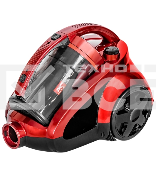 Пылесос JVC JH-VC426 красный, 400/2200 Вт, уборка сухая, пылесборник контейнер, 2.5 л