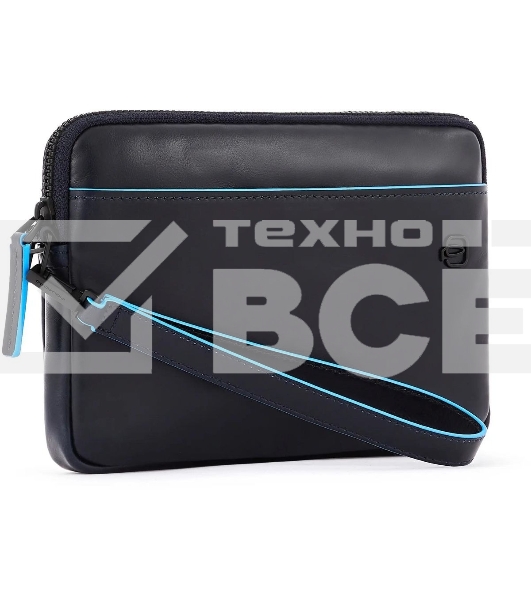 Клатч мужской Piquadro Blue Square Revamp AC5946B2VR/BLU, синий, натур.кожа