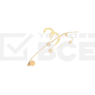 Микрофон SHURE WBH54T головной конденсаторный суперкардиоидный, разъем TA4F (для радиосистем), телесный