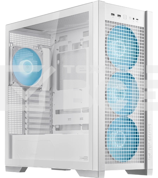 Компьютерный корпус ASUS TUF GAMING GT302 TG ARGb белый/GT302/ARGb FANS/WHT (90DC00I3-B19000)