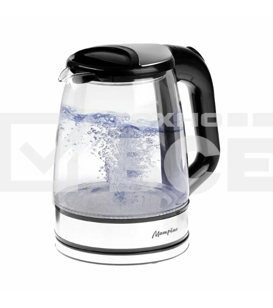 Чайник электрический Матрена MA-155 2,2л, стекло, черный (105230)