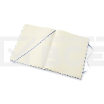Блокнот Moleskine CLASSIC QP092B42 XLarge 190х250мм, 192 страниц, нелинованный, твердая обложка, голубая гортензия, фото5
