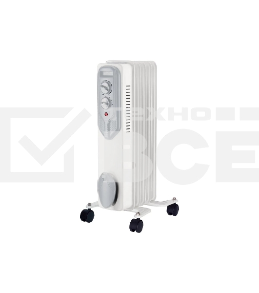 Радиатор масляный Primera ORP-510-HMC 1000Вт белый