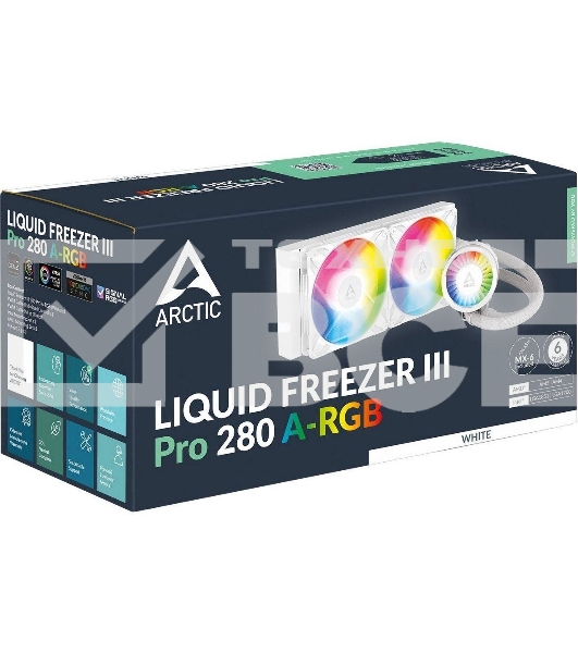 Жидкостная система охлаждения Cooling Arctic Liquid Freezer III Pro 280 A-RGb белый Multi Compatible All-In-One CPU Water Cooler