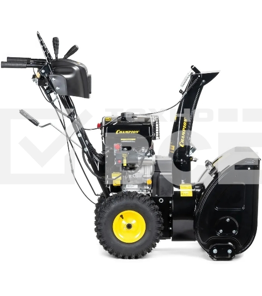 Снегоуборщик Champion ST861 8 лс 61 см 6F/2R колеса 6 л 85 кг эл. стартер, фара, обогрев