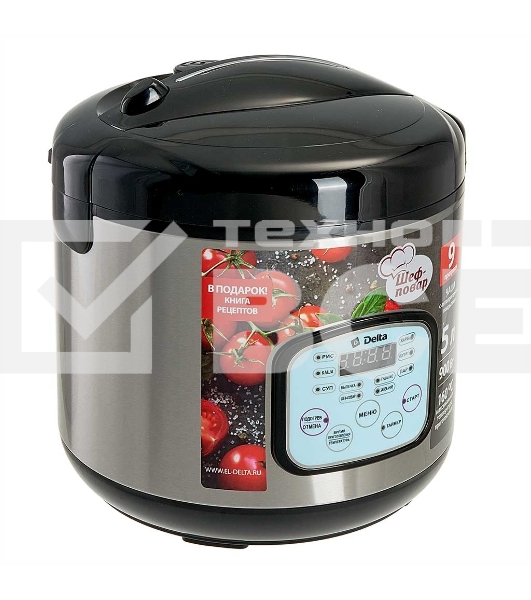 Мультиварка Delta DL-6517 черный