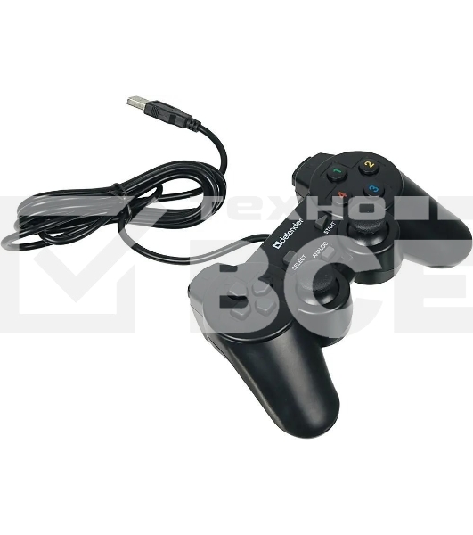 Геймпад Defender Omega USB, Проводной геймпад, 12 кнопок, 2 стика