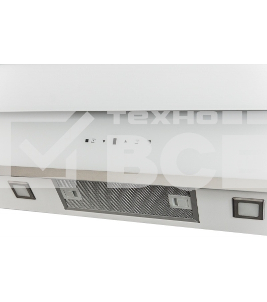 Вытяжка Kuppersberg F 930 W, ширина 90 см, отвод/рециркуляция, 600 м3/час, электронное сенсорное управление, таймер, 3 скорости, светодиодное освещение 2х2 Вт, металлические жироулавливающие фильтры, угольный фильтр KF-ES (опция), 42-58 дБ, система предупреждения о загрязнении фильтров, пульт ДУ, белый/короб белая эмаль