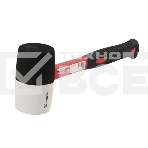 Киянка резиновая Matrix 11172, 680 г, черно-белая резина, фибергласовая рукоятка, фото2