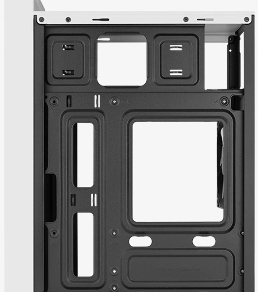 Корпус mATX AeroCool CS-109-G-WT-v1 4711099472383 белый, без БП, USB 3.0, 2*USB 2.0, HD Audio