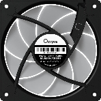 Вентилятор для корпуса Ocypus Gamma F12 Elite BK ARGb REVERSE BLADE, 120x120x25mm, 4-PIN PWM, 600-1800 RPM, 26 DBA MAX, HYDRO BEARING, фото5