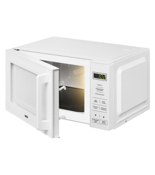 Микроволновая печь BBK 20MWS-751S/W белый, 20 л, 700 Вт, переключатели - сенсор