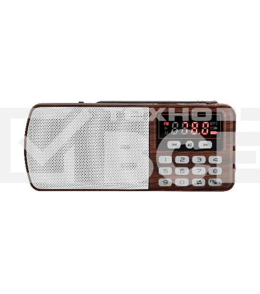 Радиоприемник PERFEO (PF_D0567) ЕГЕРЬ , коричневый