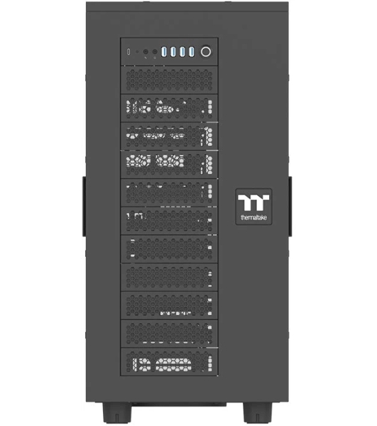 Корпус Thermaltake AX700 Black, Super-Tower, чёрный