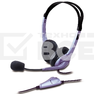 Гарнитура Genius HS-04S Single фиолетовый, проводная