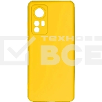 Чехол (клип-кейс) DF xiCase-63 для Xiaomi 12/12X желтый, фото 1