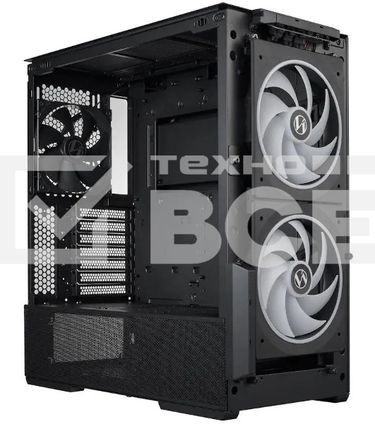 Компьютерный корпус Lian-Li Lancool 216 черный без БП ATX 2xUSB3.0 audio bott PSU