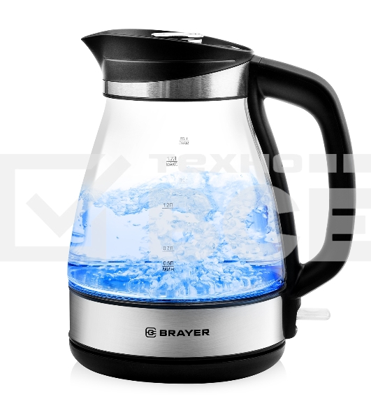 Чайник электрический BRAYER BR1048, 2200 Вт, 1,7 л