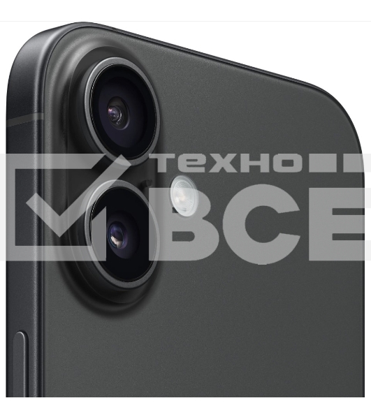 Смартфон Apple iPhone 16, 8/128Gb, черный