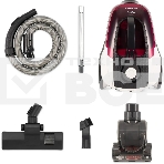 Пылесос Hyundai HYV-C3370 белый/красный, 380/2400 Вт, уборка сухая, пылесборник контейнер 3.5 л, фото10